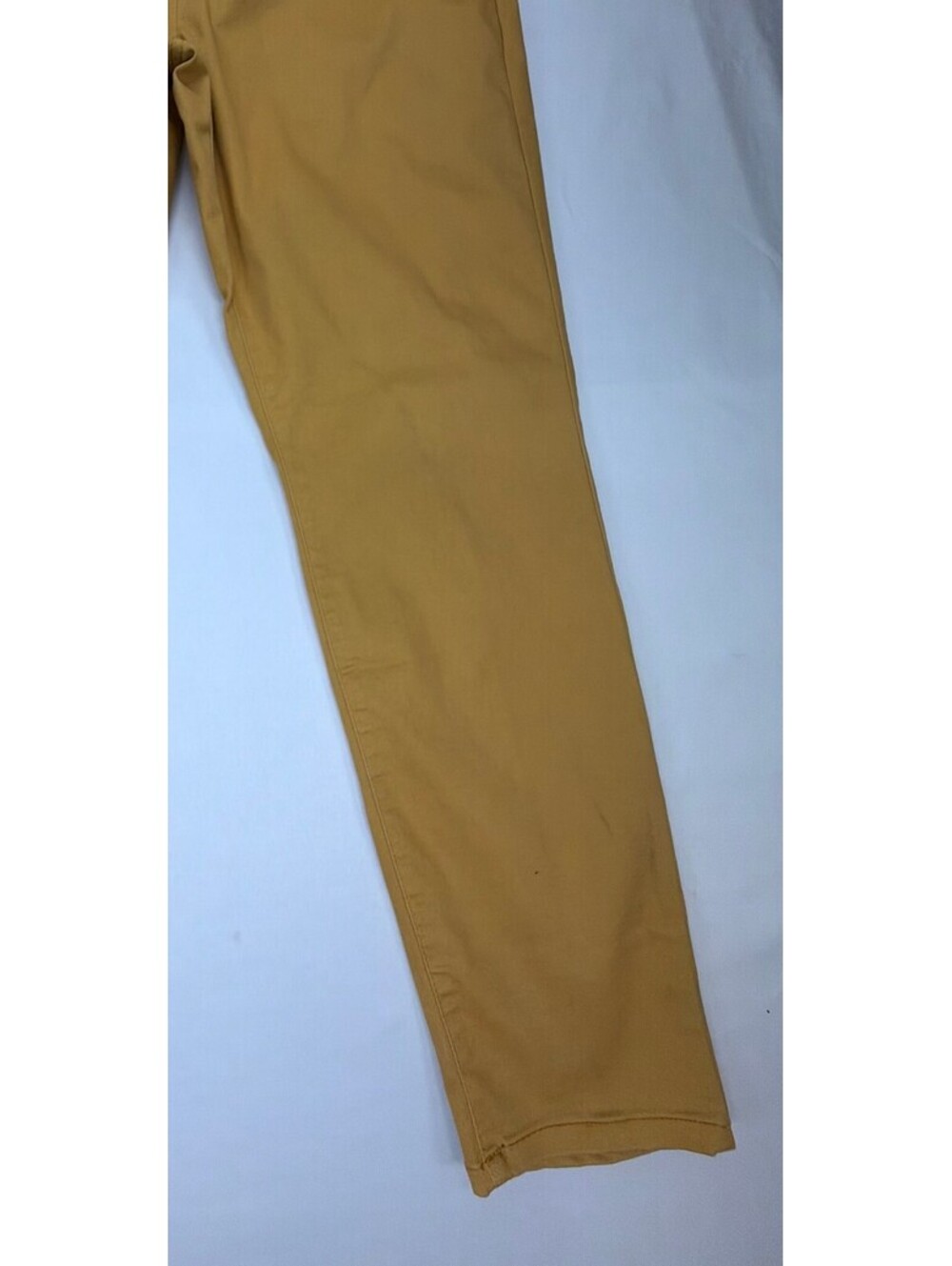 Cato Women's Straight Jeans High Rise 5-Pocket Stretch Size 12 Mustard - Picture 12 of 15